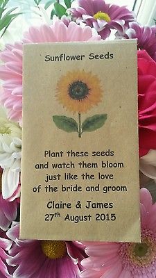 10 Personalised Sunflower Seed Envelopes Wedding Favours Rustic Wedding Favours Rustic, Sunflower Seed Wedding Favors, Rustic Wedding Ceremony Decor, Seed Envelopes, Sunflower Wedding Favors, Food Wedding Favors, Sunflower Wedding Decorations, Rustic Sunflower Wedding, Seed Favors