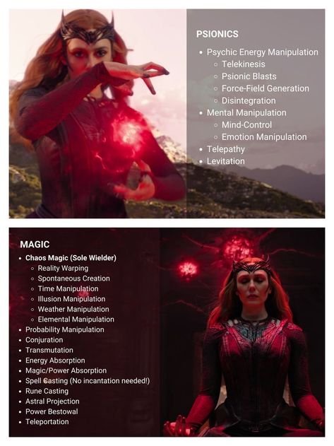 Chaos Magic Marvel, Villain Superpowers, Scarlet Witch Runes, Scarlett Witch Powers, Scarlett Witch Aesthetic, Chaos Magic Aesthetic, Scarlet Witch Powers, Wanda Gifs, Scarlet Widow