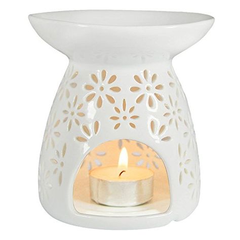 Candle Fire, Aroma Burner, Ceramic Oil Burner, Essential Oil Burner, Balcony Patio, Aroma Candle, Keramik Design, Tea Candles, Vase Shapes