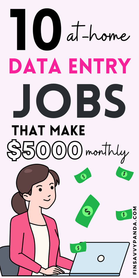 Do you want to work from home with a flexible schedule? Check out the best data entry jobs for beginners! These part-time, remote positions require no experience, making them perfect for anyone looking to start earning extra income. Enjoy the freedom of working from home while managing your own hours with these simple job opportunities! Data Entry Jobs From Home, Data Entry Clerk, Online Data Entry Jobs, Typing Jobs From Home, Jobs At Home, Online Jobs For Moms, Work From Home Careers, Typing Jobs, Proofreading Jobs