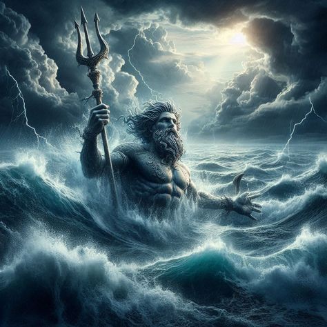 🌊🔱 Dive into the depths of Greek mythology! Discover the power, origins, and symbolism of Poseidon's legendary trident. From its creation by the Cyclopes to its impact on ancient and modern culture, explore all the facets of this iconic weapon. 📖⚡️ 👉 https://sirioti.com/blogs/greek-symbols-meaning/poseidons-trident-the-symbol-of-the-sea-gods-power-and-authority #Poseidon #GreekMythology #Trident #AncientGreece #Mythology #Greece #GreekGods #fyp Cyclops Mythology, Greek God Poseidon Art, Poseidons Trident, Poseidon Symbol, Greek Mythology Poseidon, Poseidon Aesthetic, Greek Mythical Creatures, Anunnaki Aliens, Poseidon God