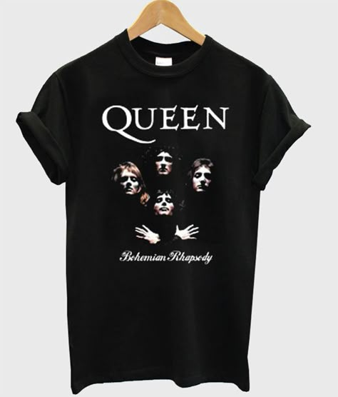 Queen T Shirt Band, Queen Tshirt Ideas, Queen Shirt Band, Queen Band Shirt, Queen Bohemian Rhapsody, Apollo Aesthetic, Music Boy, Queen T Shirt, Heavy Metal Shirt