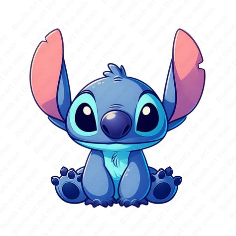 Cartoon Character Stickers, Stiches Dessin, How To Draw Stitch, Cute Stitch Drawings, Stitch Doodle, Character Cartoon Design, Stickers Stitch, Cute Sublimation Designs, Stitch Images