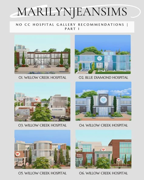 marilynjeansims Sims 4 Town, Sims Decoration, Sims 4 Hospital, Sims 4 Guide, Sims Gallery, Sims 4 Animations, Sims Lots, Sims 4 Save File, Sims World