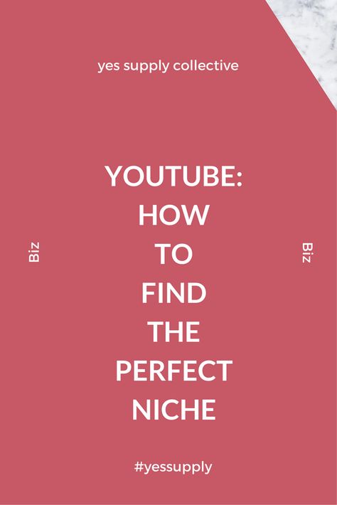 Do you know how to find the perfect niche for you and your blog? Not having a focused niche can be the difference between success and failure.  Learn how to filter your niche down to its essence, the things that are most important for you and your audience. YouTube is a fantastic source for the newbie to try out different creative niches and see which ones work best for them; it's also perfect for the experienced artist to find inspiration and learn new tricks.  As a search engine, YouTube is se Best Niche For Youtube, Youtube Niche, Youtube Guide, Youtube Growth, Youtube Hacks, Channel Ideas, Youtube Editing, Youtube Tips, Making Youtube Videos