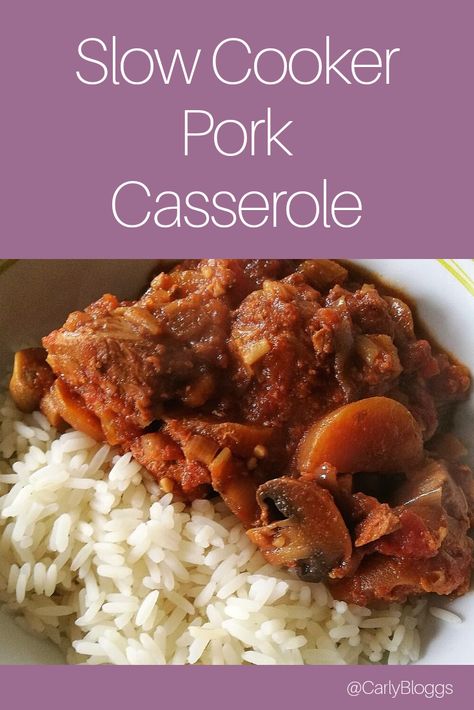 Slow Cooker Pork Casserole - The ultimate winter warmer Slow Cooker Pork Casserole, Slow Cooker Pork Casserole Recipes, Pork Casserole Recipes Slow Cooker, Slow Cooker Recipes Uk, Pork Casseroles, Pork Casserole Recipes, Nz Recipes, Slow Cooker Recipes Easy, Chicken Baby Food