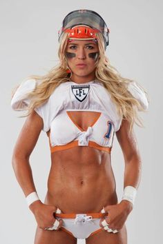 CHICAGO BLISS WR / S ALLI ALBERTS | THE LEGENDS FOOTBALL LEAGUE ... Ladies Football League, Lingerie Football, Summer Rae, Perfect Abs, Legends Football, Girls Uniforms, Football League, Photo Poses, Home Ideas