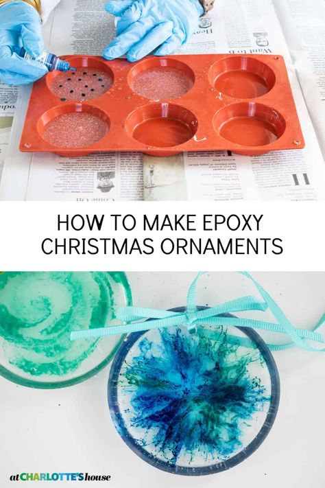 Diy Epoxy Resin Christmas Ornaments, How To Make Resin Christmas Ornaments, How To Make Resin Ornaments, Christmas Resin Crafts To Sell, Epoxy Resin Ornaments Diy, Epoxy Christmas Ornaments Diy, Epoxy Resin Ornaments, Diy Resin Ornaments Christmas, Christmas Resin Ideas Diy