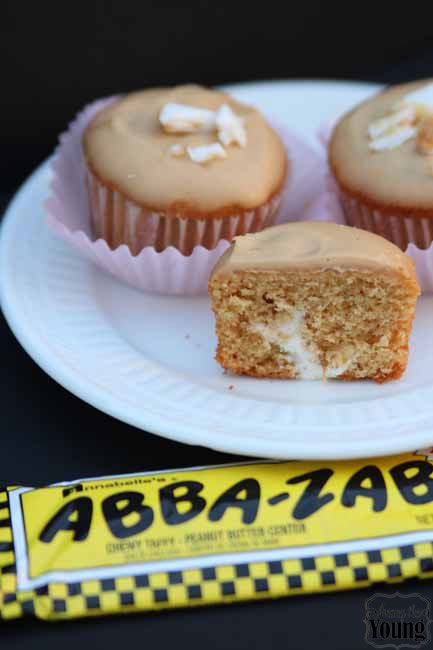 An Abba Zabba is a white taffy candy ‘bar’ with a creamy peanut butter filling. Peanut Butter plus marshmallow, plus more peanut butter equals happily ever after. #amongtheyoung #dessertrecipes #abbazabba #blickenstaffs #cupcakes #marshmallow #peanutbutter Abba Zabba Recipe, Us Food, Taffy Candy, Peanut Butter Filling, Beautiful Food Photography, Marshmallow Creme, Cupcake Recipe, Foodie Friends, Peanut Butter Chips