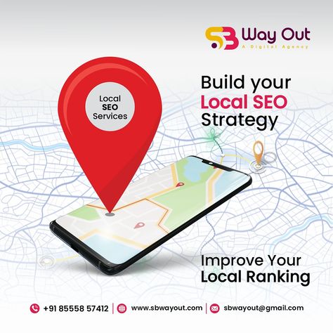 Boost Your Local SEO with SB Wayout! 🚀 Elevate your local presence with our expert Local SEO Services at SB Wayout! 🌟📍 Whether you’re a small business or a large enterprise, our strategies are tailored to help you dominate local search results. Improve your local ranking, attract more customers, and watch your business grow. Contact us today and let’s build your Local SEO strategy! 📈🔍 Our services include Branding Website Designing & Development Social media marketing (SMM) Digital Marketin... Local Marketing, Local Seo Services, Branding Website, Website Designing, Youtube Marketing, Seo Optimization, Seo Expert, Local Seo, Seo Strategy