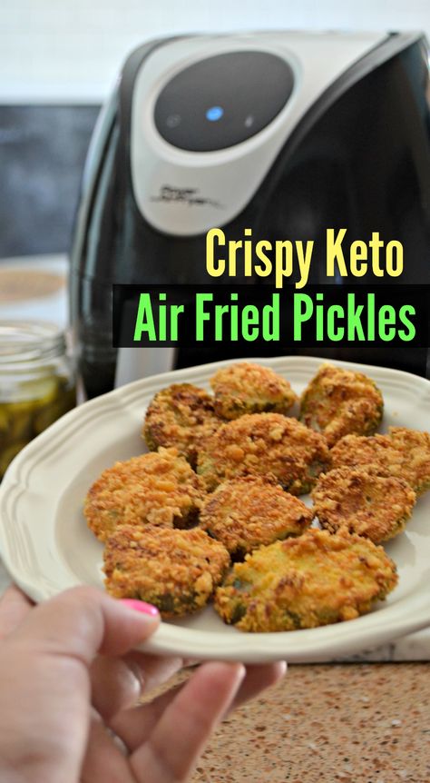 Air Fryer Fried Pickles, Air Fryer Recipes Potatoes, Cena Keto, Healthy Videos, Air Fryer Oven Recipes, Air Fry Recipes, Keto Vegan, Air Fryer Recipes Chicken, Fried Pickles