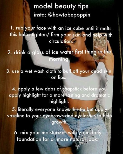 Model Beauty Tips, Skin Care Routine For 20s, Smink Inspiration, Baddie Tips, Baking Cookies, Girl Tips, Model Beauty, Face Skin Care, Skin Tips