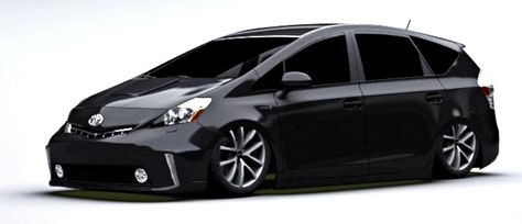 2014 Toyota Prius V Custom Prius Car, Prius V, Lowrider Cars, Toyota Prius, Toyota, Sports Car, Vehicles