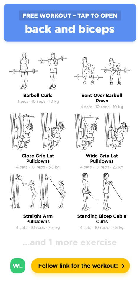 Strength Training Arms And Back, Bicep Workout Machine Gym, Workouts For Gym Machines, Arm And Back Workout Gym, Arm And Back Gym Workout, Workout Plans For Women Gym Beginners, Workout Back And Arms, Gym Routine To Tone Up, Back Biceps Workout For Women At Home