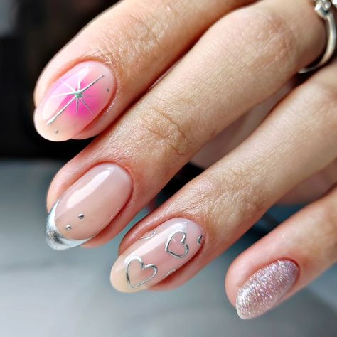 Rubber Nails Design, Rubber Nails, Nails 23, Glam House, Ideas Uñas, Inspo Instagram, Nails Almond, Nails Short, Trendy Nails