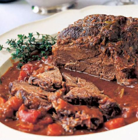 Ina Garten Recipes You Can Make Now & Freeze for Later: Pot Roast #inagarten #freezer #mealprep Company Pot Roast, Best Ina Garten Recipes, Barefoot Contessa Recipes, Grilled Cheese Croutons, Meatloaf Dinner, Pot Roast Recipe, Ina Garten Recipes, Pork Dinner, Barefoot Contessa