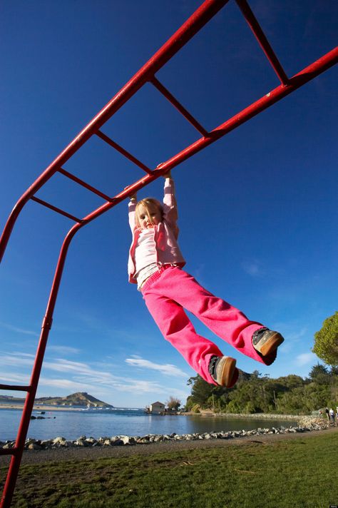 Monkey Bar Photoshoot, Backyard Jungle Gym, Reduction Print, Draw Reference, Monkey Bar, Urban Playground, Girl Swinging, Water Poster, Perspective Photography