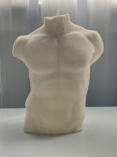 Vela , torso masculino Clay Male Body Sculpture, Body Sculpting Clay, Ceramic Anatomy, Male Body Sculpture, Sculpture Art Clay, Elegant Candles, Male Torso, Cerámica Ideas, Aesthetic Candles