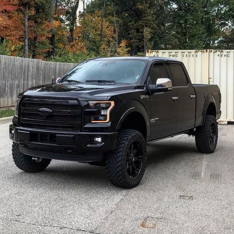 F-150 Addicts on Instagram: “Check out F15Addicts.com for blacked out Ford emblem Overlays & Morimoto Fog Lights #frontendfriday 🔥 - Driver: @red3rum” Black F150, Ford Emblem, Best Pickup Truck, Carros Bmw, Ford Trucks F150, Ranger Truck, Ford Ranger Truck, Leder Outfits, Ford Pickup Trucks