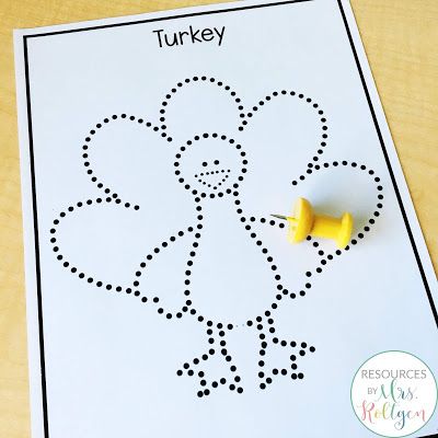 Thanksgiving Gross Motor, Thanksgiving Gross Motor Activities, Poke Pictures, Thanksgiving Fine Motor Activities, Thanksgiving Fine Motor, Thanksgiving Activities For Kindergarten, Thanksgiving Activities Preschool, Preschool Fine Motor Activities, Thanksgiving Kindergarten