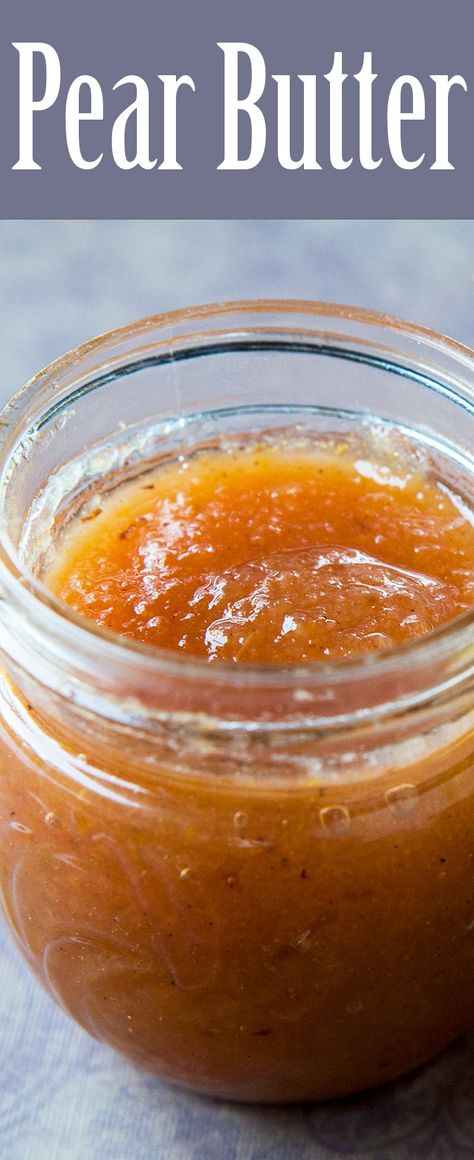 Delicious homemade pear butter! spiced with star anise, ginger, lemon, cardamom, and nutmeg. #jam #pear #canning Yoghurt Muffins, Canning Pears, Butter Homemade, Pear Butter, Homemade Goods, Canned Pears, Preserving Foods, Bartlett Pears, Spiced Pear