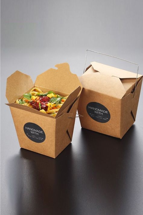 chinese takeout packaging design Takeout Packaging, Food Delivery Packaging, Chinese Food Delivery, Chinese Takeout Box, Pasta Box, Boxes Design, Food Delivery Business, Rice Packaging, Salad Box