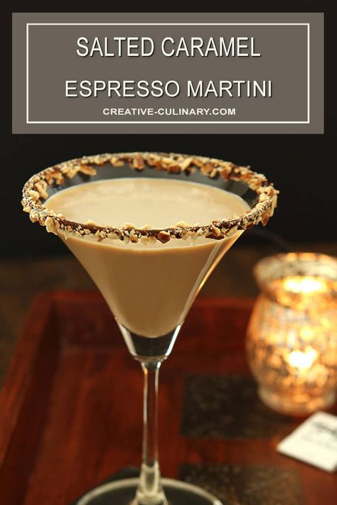 Espresso Martini Flight, Baileys Martini, Chocolate Espresso Martini, Fantastic Dessert, Salted Caramel Martini, Martini Flavors, Caramel Martini, Baileys Cocktails, Salted Caramel Hot Chocolate