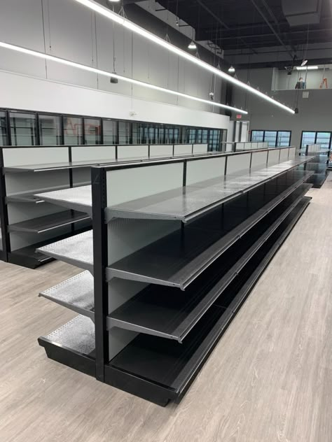 Super Market Shelf Design, Small Retail Store Design, Gondola Design, Store Fixtures Design, Supermarket Design Interior, Store Shelves Design, Gondola Shelving, Shop Shelving, Retail Store Interior Design