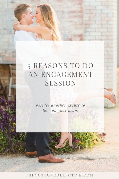 5 Reasons To Do an Engagement Session | The Cotton Collective - Bridal babes, we can’t recommend engagement sessions enough! Click through to read 5 reasons why you SHOULD get engagement photos taken by your photographer! |Couple engagement photos tips | Brides | What to wear | Posing Ideas | Save the date | Engagement shoot ideas | Outfits | Engagement shoot tips | Engagement shoot with dog | Engagement session inspiration & tips | Fancy & Casual | Houston wedding photographer #bride #b Engagement Shoot With Dog, Shoot With Dog, Bride Tips, Engagement Photos Tips, Engagement Shoot Ideas, Engagement Shoot Outfit, Photographer Couple, Advice For Newlyweds, Fancy Casual