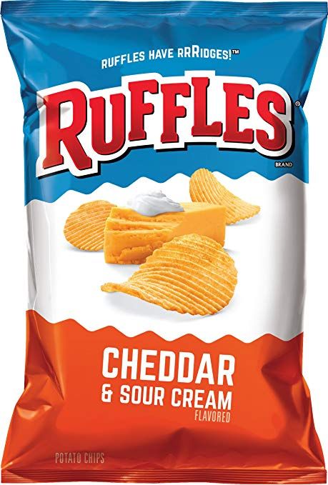 Ruffles Chips, Fini Tubes, Sour Cream Chips, Sour Cream Potatoes, Potato Chip Flavors, Ruffles Potato Chips, Cheddar Potatoes, Best Chips, Potato Snacks