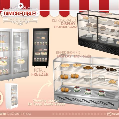 If you enjoyed our Gelatteria collection, then we're glad to say that your Ice Cream Parlor is now upgraded!

You can now turn it into a bakery shop. We brought new extra items and some of them will require Get to work pack, as they are functional and can be used on your bakery or shop.

by SIMcredibledesigns.com

available at TheSimsResource

#sims4 #sims4cc #bakery #objects #decor Sims 4 Bakery Mod, Sims 4 Display Case, Sims 4 Buffet Cc, Sims 4 Bakery Clutter, Sims 4 Baking Mod, Sims 4 Cc Bakery Display, Sims 4 Functional Bakery Cc, Sims 4 Pastry Cc, Sims 4 Cc Bakery Furniture