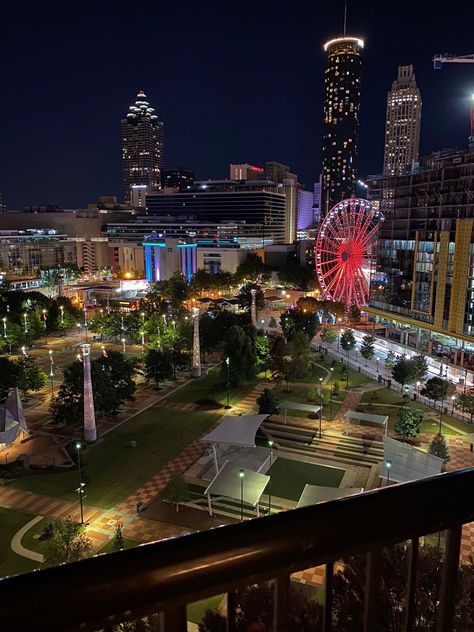 #city #views #atlanta #photography City Aesthetic Atlanta, Atl Night Aesthetic, Atlanta Aesthetic Wallpaper, Atlanta At Night Aesthetic, Atlanta Scenery, Atlanta City Night, Atlanta Night Aesthetic, Atlanta Georgia Aesthetic Night, Atlanta City Aesthetic