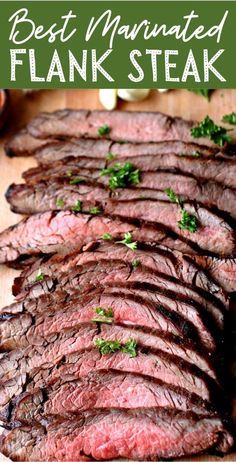 Marinade Flank Steak, Resep Steak, Beef Flank Steak, Steak Marinade Recipes, Marinated Flank Steak, Flank Steak Recipes, Future Chef, Grilled Flank Steak, Grilled Steak Recipes