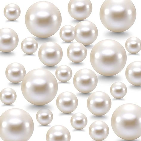 Floating Candle Centerpieces, Gel Beads, Elegant Centerpieces, Water Beads, White Vase, Wedding Table Decor, Vase Fillers, Pearl Cream, Candle Centerpieces