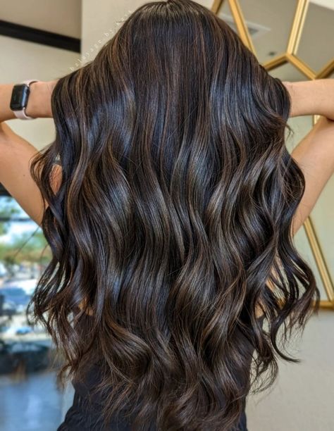 Spring Hair Color Trends, Dark Brown Hair With Highlights, Dark Chocolate Brown Hair, Cinnamon Hair, Highlights Ideas, Light Blonde Highlights, Ash Blonde Highlights, Bronze Highlights, Chocolate Brown Hair Color