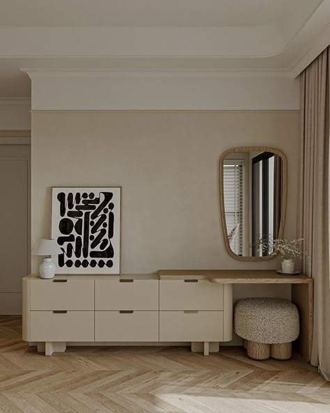 Elemental Design, Dressing Table Design, Japandi Interior, 아파트 인테리어, Interior Design Architecture, Bedroom Interior Design, Residential Interior, My New Room, Interior Inspo