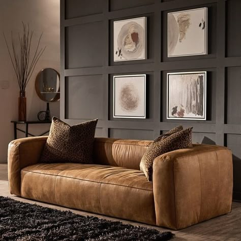 Sofa Overstock, Tan Leather Sofas, Leather Couches Living Room, Brown Leather Couch, Italian Leather Sofa, Leather Sofa Living Room, Inspire Me Home Decor, Leather Couch, Sofa Sale