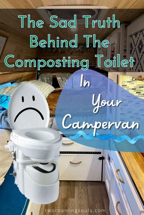 The main problem with composting toilets, as it pertains to vanlife, is that they don’t create compost fast enough. Turning human waste into compost that is safe and non-toxic takes time and a delicate balance of the right conditions. Van Life Toilet Ideas, Natures Head Compost Toilet, Camper Van Toilet Ideas, Rv Composting Toilet, Vanlife Toilet, Compostable Toilets, Composting Toilet Tiny Houses, Outdoor Composting Toilet, Compost Toilet Diy