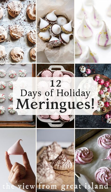 Merangue Recipe Cookies Christmas, Christmas Meringues Cookies, Merengue Cookies Christmas, Christmas Meringue Kisses, Christmas Cookies Meringue, Baked Meringue Cookies, Stuffed Meringue Cookies, Mini Meringues Kisses, Holiday Meringue Cookies