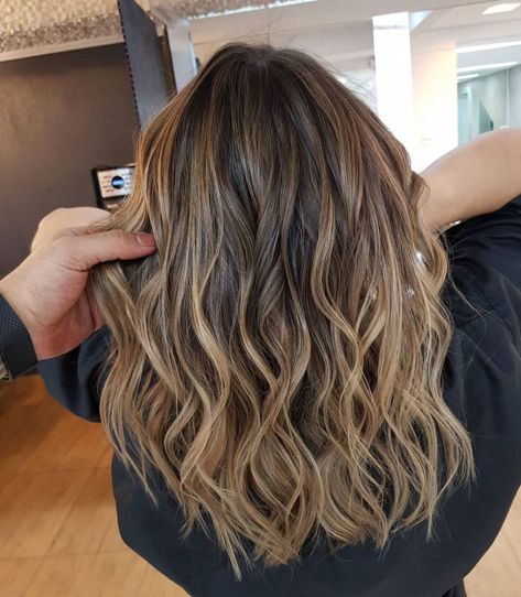 Sophisticated Light Brown Balayage Hair Brown Hair With Highlights And Lowlights, Light Brown Balayage, Brunette Balayage, Highlights And Lowlights, Hair Color Light Brown, Brown Hair Balayage, Brown Balayage, Blonde Hair With Highlights, Balayage Brunette