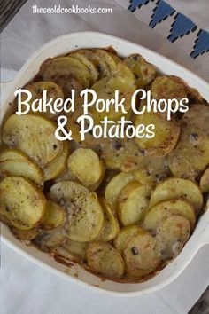 Baked Pork Chops And Potatoes, Breakfast Pork Chops, Pork Chop Casserole Recipes, Baked Boneless Pork Chops, Baked Meat, Oven Pork Chops, Pork Steak Recipe, Pork Chop Casserole, Boneless Pork Chop Recipes