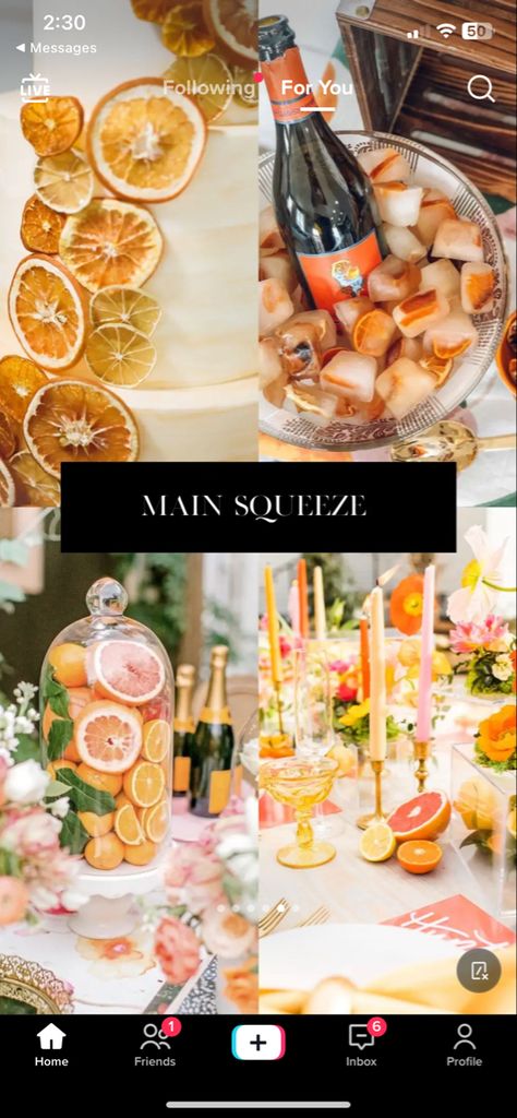 Spritz Shower Theme, Fruit Themed Bachelorette Party, Aperol Spritz Engagement Party, Spritz Themed Bridal Shower Ideas, Citrus Bachelorette Party, Aperol Spritz Themed Bridal Shower Ideas, Love At First Spritz Theme, Aperol Bridal Shower Theme, Spritz Themed Party