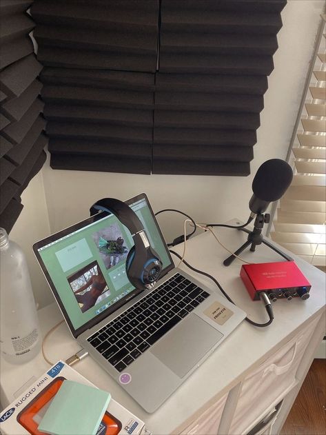 Podcast Equipment, Start Youtube Channel, Podcast Studio, Career Vision Board, Music Studio Room, Dream Vision Board, Life Vision Board, Visual Board, Vision Board Manifestation