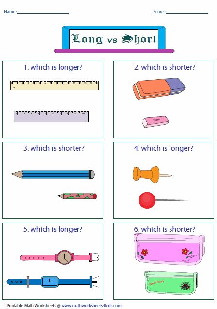 Maths Project, Measurement Kindergarten, Shape Worksheets For Preschool, Materi Bahasa Inggris, Bahasa China, Fun Worksheets For Kids, Class Activity, Kids Worksheets Preschool, Free Preschool Worksheets