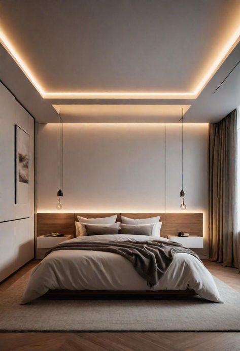 21 Serene minimalist bedroom Ideas Bed Ideas For Master Room, Bedroom Modern Minimalist Luxury, Very Simple Bedroom Ideas, Room Design Bedroom Simple, Luxury Bedroom Design Minimalist, Masterbedroom Decor Ideas Minimalist, Bedroom Men Minimalist, Modern And Cozy Bedroom, Modern Bedroom Design Interiors