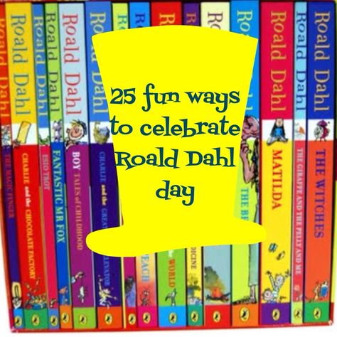 Foods, Activities and Crafts To Celebrate Roald Dahl Day - Diary of a First Child Bfg Activities, Roald Dahl Activities, Mr Fox Movie, Fantastic Mr Fox Movie, Ronald Dahl, Roald Dahl Day, The Twits, Author Study, Elementary Library