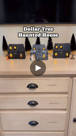 6.8K views · 450 reactions | Dollar Tree Haunted Houses 👻 It doesn’t get much easier than this!!! #hauntedhouse #halloweendecor #halloween2024 #halloweenvibes #spookyseason #fypviralシ #foryoupageシ #Halloween #dollartreecrafts | Laura Jeanne | Sam Marshall · Sorcery Dollar Tree Haunted House, Diy Haunted House, Halloween 3d, Haunted Houses, Tree Crafts, Dollar Tree Crafts, 3d Projects, It's Fall, Halloween Treats