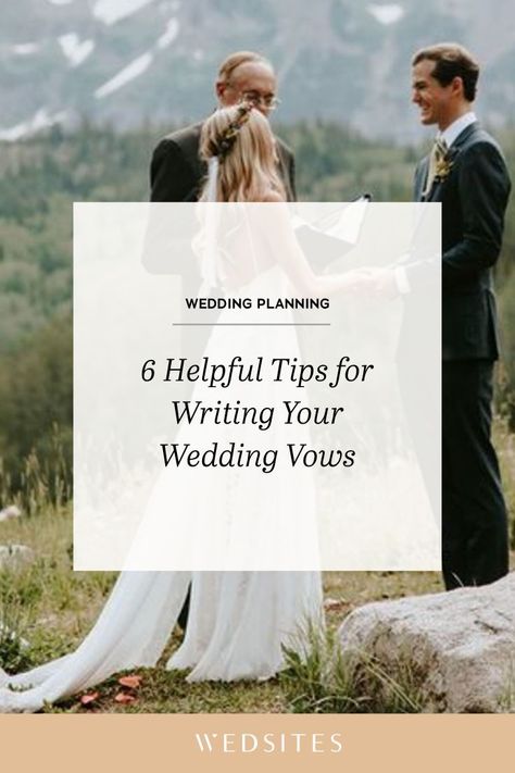 Our step-by-step guide to crafting the perfect vows for your big day. Writing Wedding Vows, Small Private Wedding, Tips For Writing, Wedding Planning Advice, Wedding Officiant, Wedding Checklist, Wedding Guide, The Perfect Wedding, Wedding Planning Tips