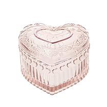 Box For Storage, Glass Trinket Box, Glass Jewelry Box, Gift Boxes For Women, Heart Shape Box, Heart Shaped Jewelry, Glass Box, Ring Earring, Cute Box