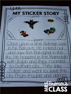 A year of first grade writing center activities and ideas! Includes story builders, poetry writing, writing prompts, letters & notes, sticker stories, write the room activities, stationery, book-making templates, and more! #1stgrade #1stgradewriting #1stgradecenters #centers #writingcenters #writingcenter #writing First Grade Writing Center, 1st Grade Centers, Writing Bulletin Boards, Writing Center Activities, Room Activities, Writing Centers, Writing Station, Illustrated Words, Handwriting Activities